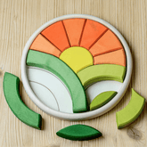 Bumbu // Round Puzzle - Hill + Sun